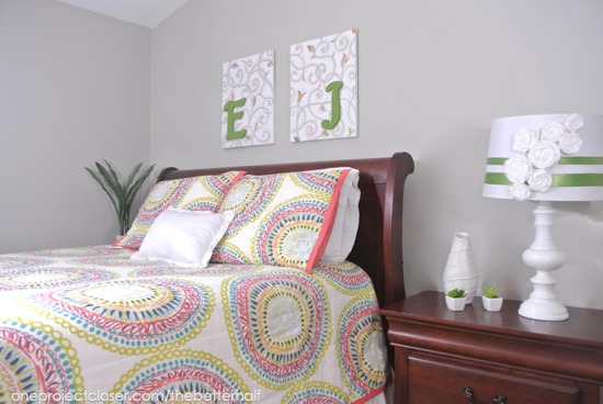 bedroom makeover from One Project Closer