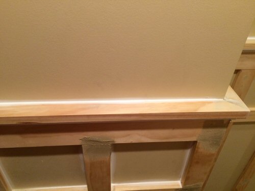 Board and Batten Top rail caulk