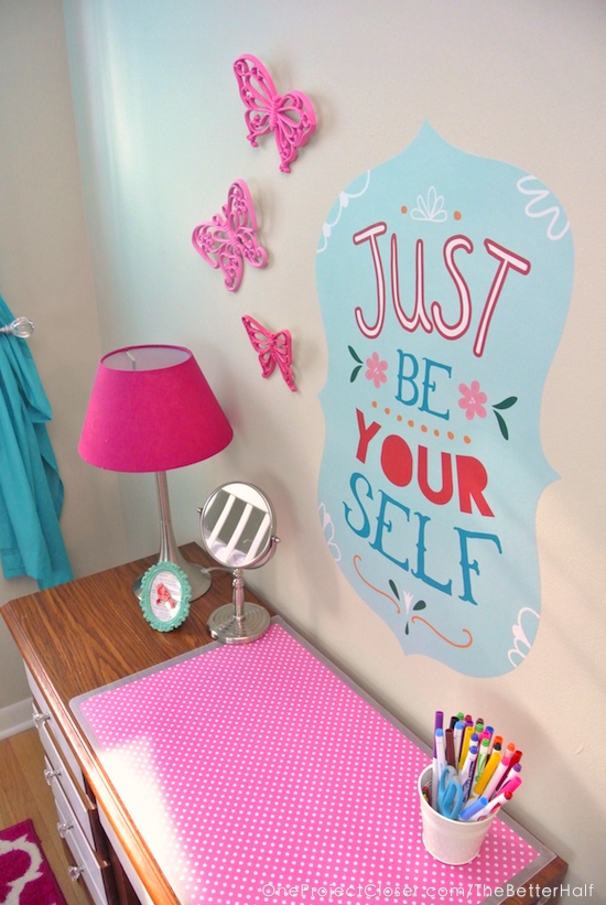 childrens-desk-makeover-diy-be-yourself-fabric-wall-print-wallternatives