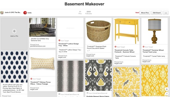 pinterest-board-Basement Makeover-One-project-closer