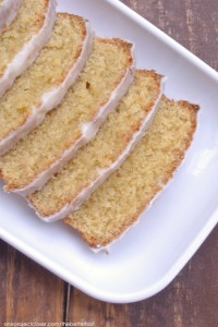 Iced Lemon Pound Cake from One Project Closer