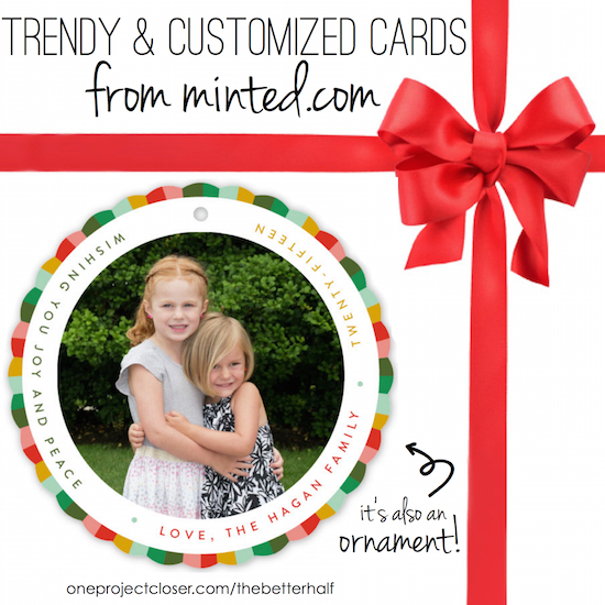 Minted.com holiday card giveaway