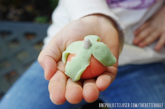 Homemade Aromatherapy Playdough from One Project Closer
