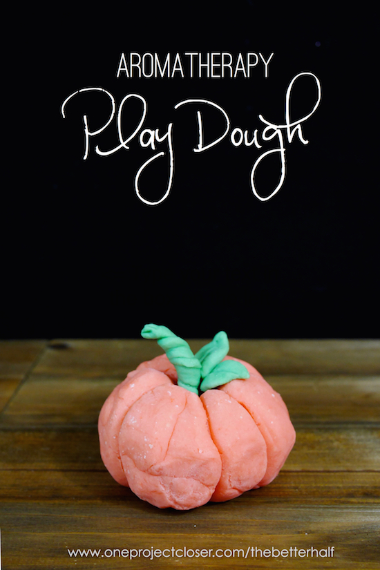 Homemade Aromatherapy Playdough from One Project Closer