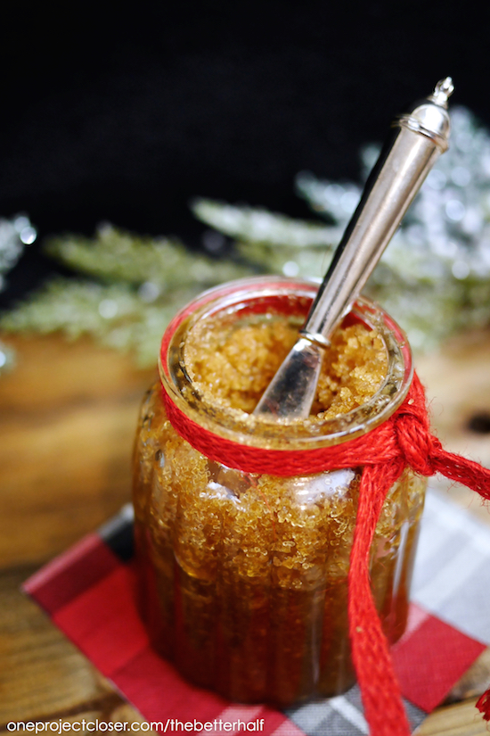 DIY Sugar Scrub with Essential Oils from One Project Closer