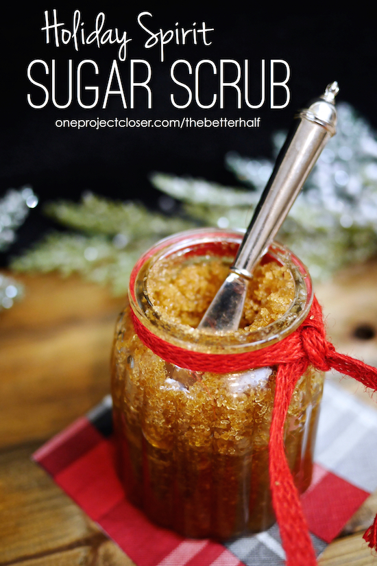 DIY Sugar Scrub with Essential Oils from One Project Closer