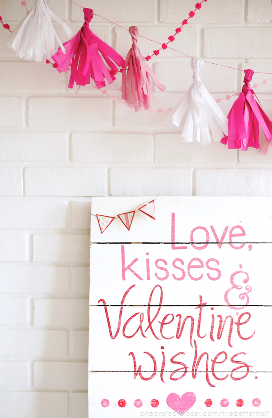 Easy DIY Tissue Garland from One Project Closer