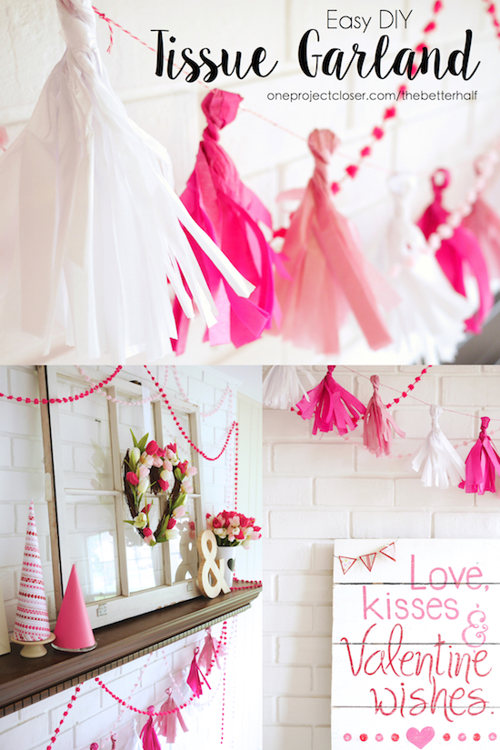 Easy DIY Tissue Garland from One Project Closer