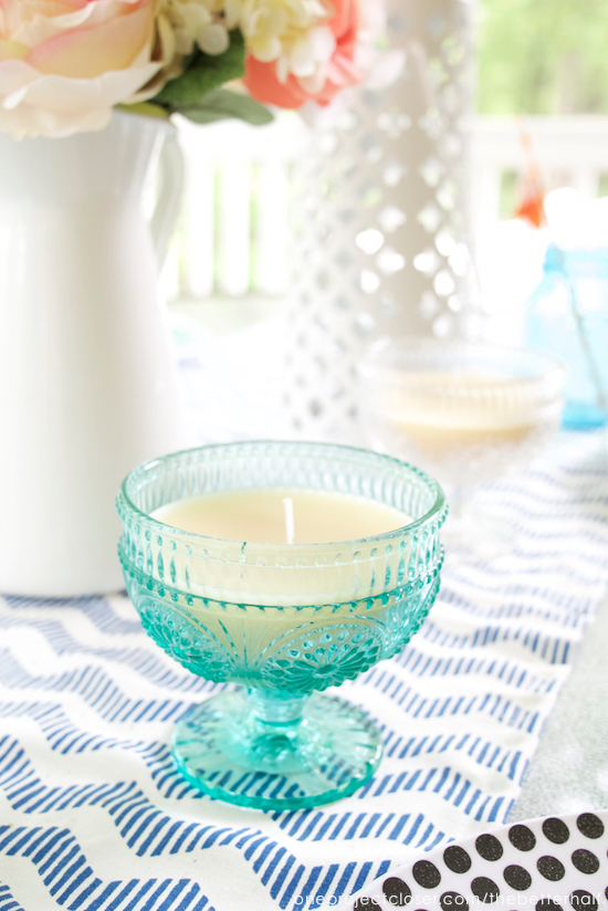 diy citronella candles from One Project Closer