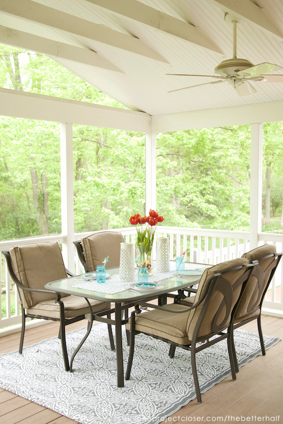 Easy Porch Makeover on a Budget from One Project Closer