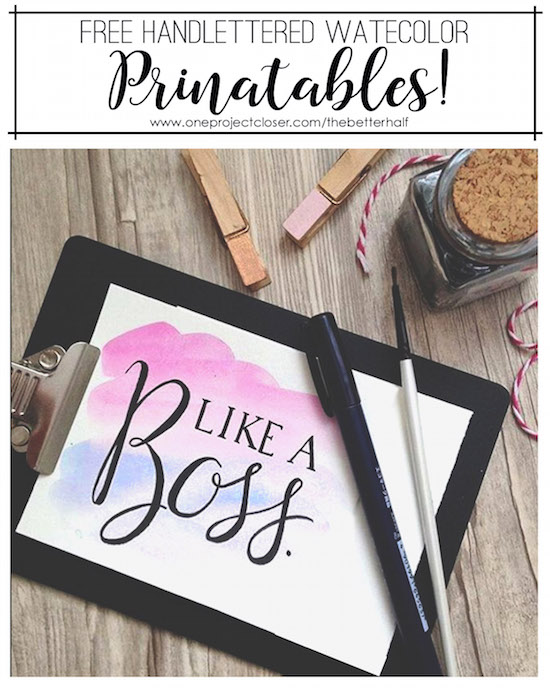 Free Printable: Like A Boss