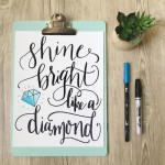 Free Hand Lettered Printable from One Project Closer