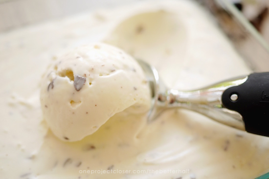 No Churn Mint Chocolate Chip Ice CreamP1460827 from One Project Closer