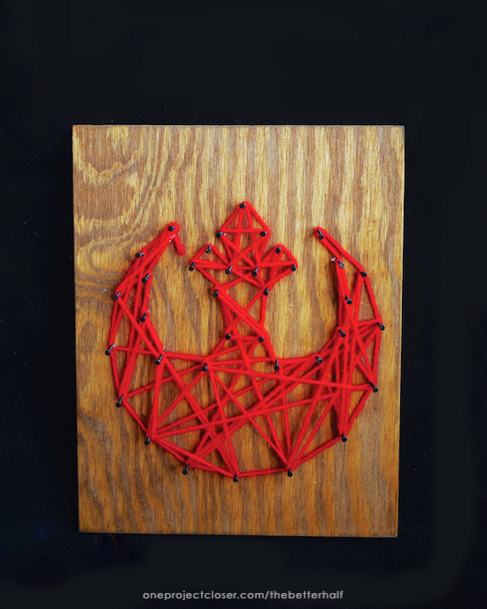 Star Wars String Art from One Project Closer
