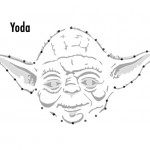 Yoda Template for Star Wars String Art from One Project Closer