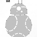 bb8 Template for Star Wars String Art from One Project Closer