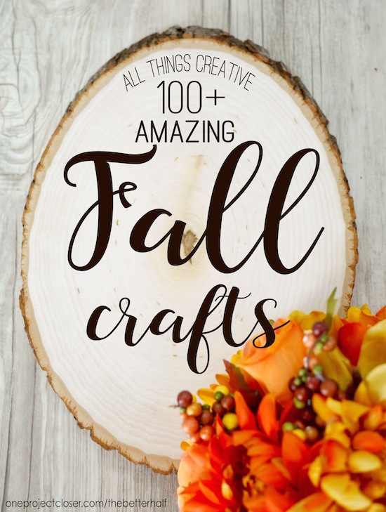 Al Things Creative: FallCrafts from One Project Closer
