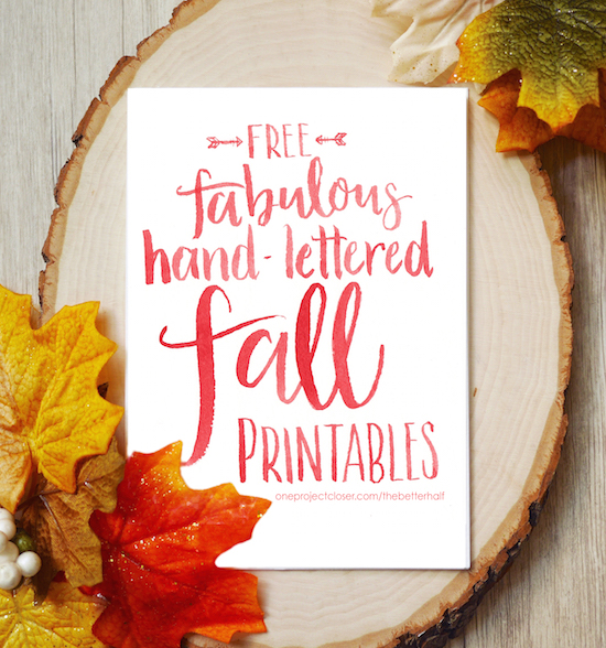 Free Fall Printable from One Project Closer