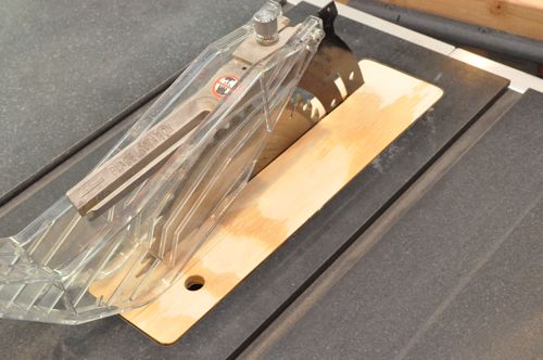 How to Make a Zero Clearance Insert (ZCI) for a Table Saw 