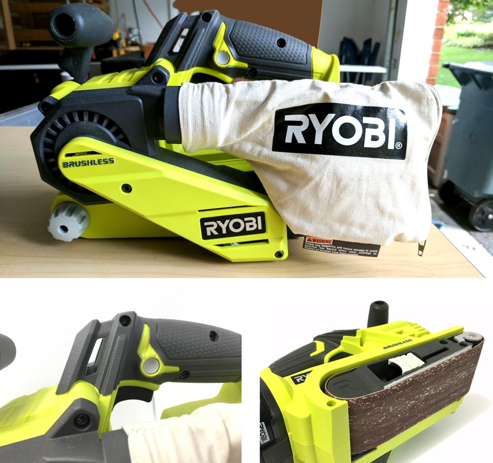 Tool Round Up: Ryobi ONE+ Belt Sander, Husky 15 in. Tool Tote, and