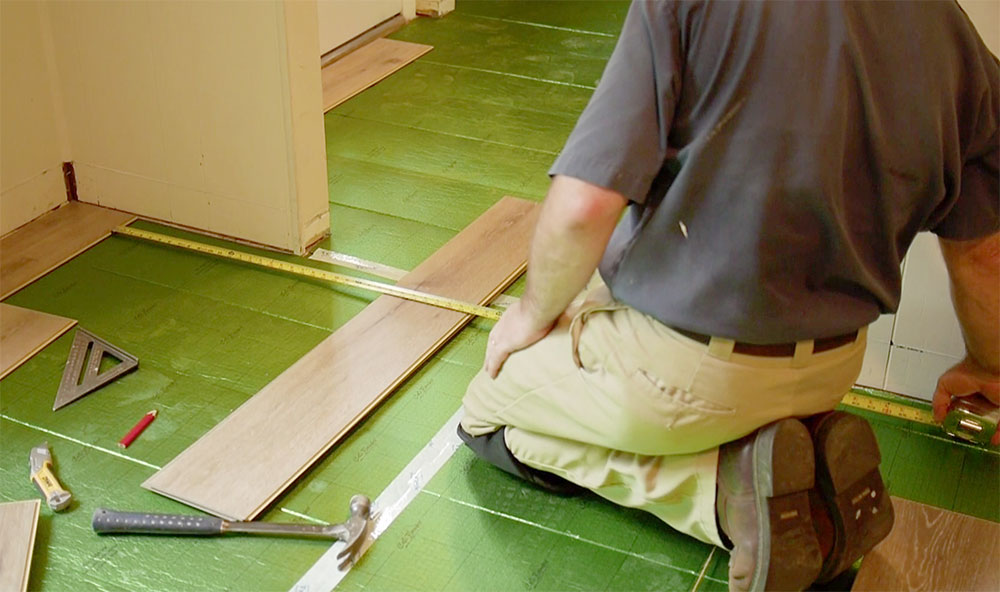 How To Install Floating Vinyl Flooring, Does Vinyl Flooring Go Under Appliances