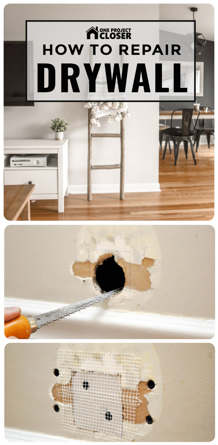 How to Repair a Medium-Size Hole in Drywall