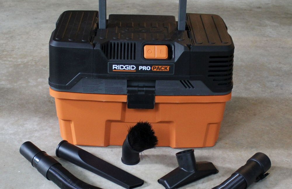 Ridgid 4.5 Gallon 5.0-Peak HP Pro Pack Wet Dry Vac Review ...