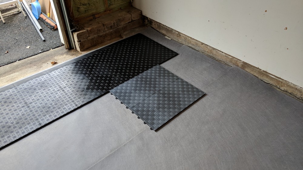How To Install Garage Floor Tile, Tiling A Garage Floor