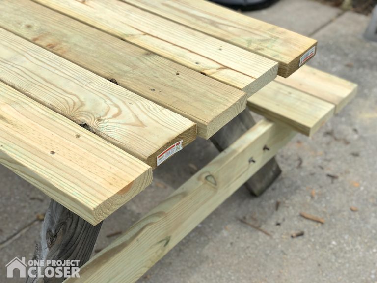 How to Replace Picnic Table Boards