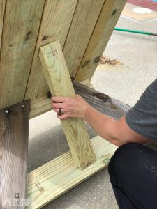 How to Replace Picnic Table Boards - One Project Closer
