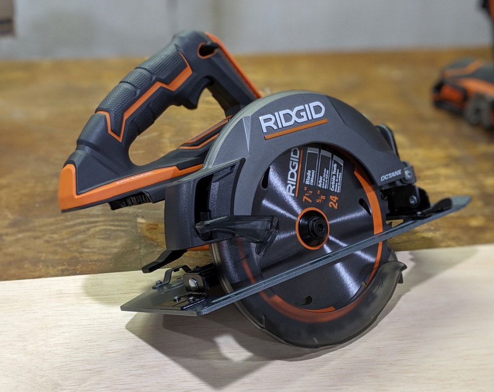 Ridgid circular saw guide rail clearance