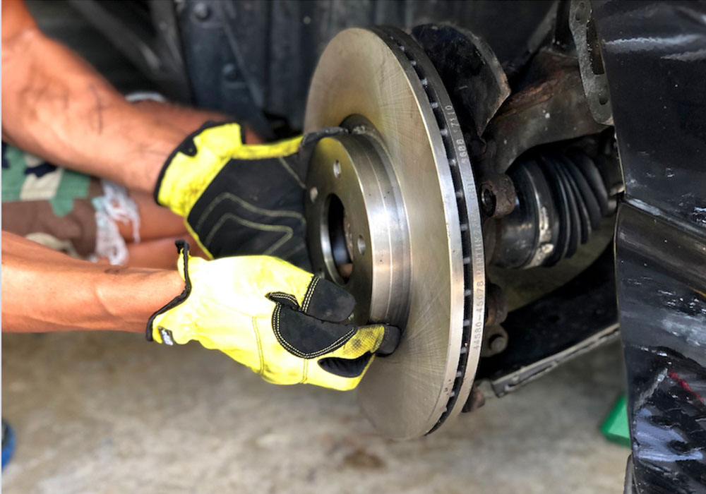 How To Replace Brake Rotors On A Car One Project Closer