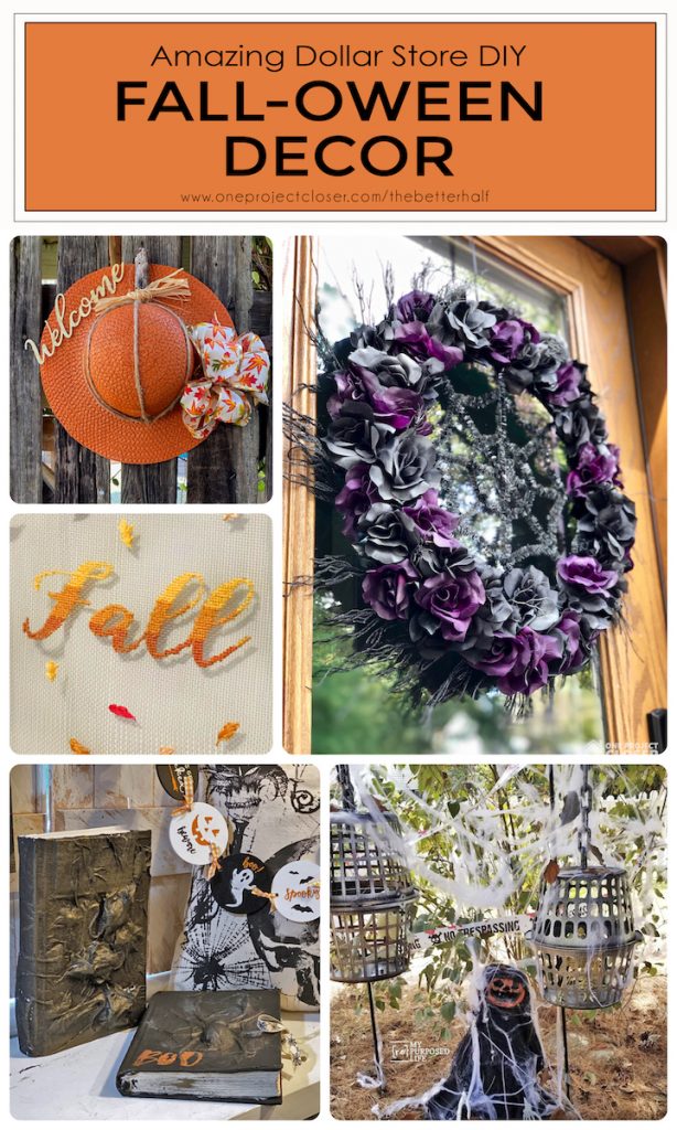 DIY Dollar Store Halloween Wreath